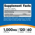 thumbnail image 5 of Nutricost L-Carnitine Tartrate 500mg, 120 Capsules (60 Servings) Supplement, 5 of 5