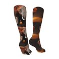 thumbnail image 3 of Naloa Elephant Sunset in Kenya High Stockings Women Thigh High Stockings Over Knee Long Stockings-One Size, 3 of 8
