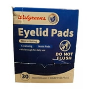 Walgreens Eyelid Pads Cleanser Soothing Relief 30 Indiv Wrapped pads