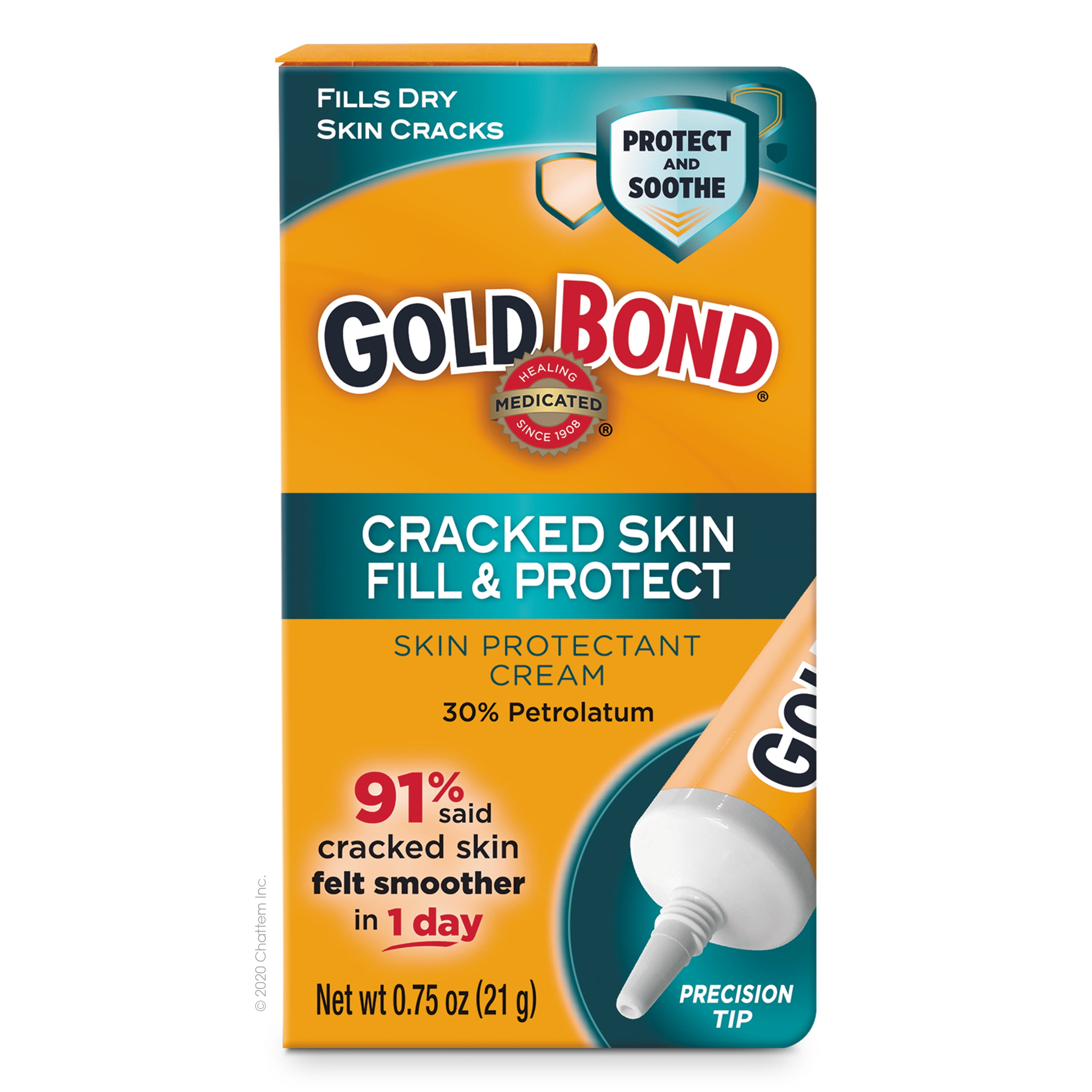 Gold Bond Cracked Skin Relief Fill & Protect Cream (0.75 Oz) Walmart
