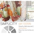 thumbnail image 6 of Fall Kitchen Curtains 3 Piece Set Pumpkin Maple Leaves Curtains Valance & Tiers for Kitchen Home Indoor Cafe 36 Inch Short Window Curtain Over Sink Window Farmhouse Thanksgiving Decor, 6 of 6