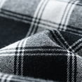 thumbnail image 4 of Camisas s Para Hombre Interior Camisa de manga larga con solapa y hebilla de entramado para hombre (Black, XL), 4 of 7
