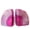 Pink Dyed, variant on Decorative Crystal Book Ends Polished Dyed Pink Color Geode Brazilian Agate Bookends with Rubber Bumpers Small Size(1 Pair, 2-3 LBS)
