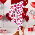 thumbnail image 2 of Tosmy Leggings For Women Valentine's Day Womens Print Tights Leggings Control Yoga Sport Leggings High Waist Leggings Yoga Pants For Women, 2 of 5