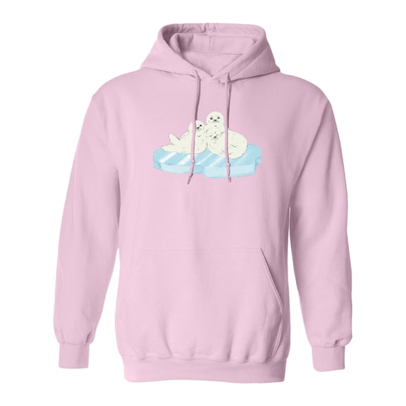 Inktastic Harp Seal Adult Hoodie Sweatshirt