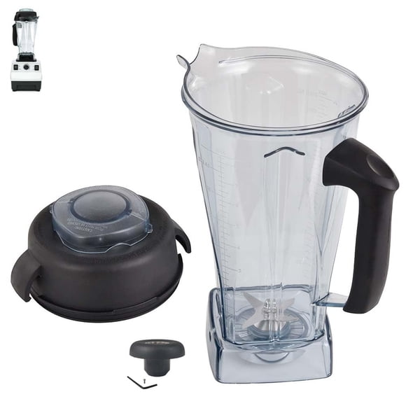 EastFune for Blenders 64Oz Container, replace 5000 5200 6300 6500 7500 Pro 200 500 750 vm0101 vm0102 E310 320 etc, compatible with Classic/Explorian/