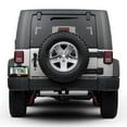 thumbnail image 4 of Jeep Black Real 3K Carbon Fiber Finish ABS Plastic License Plate Frame, 4 of 8
