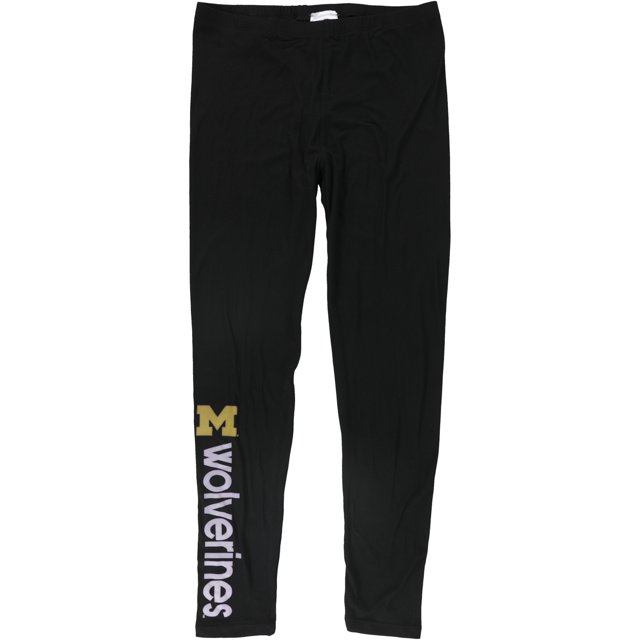 G-III Sports Womens Michigan Wolverines Casual Leggings, Negro, Mediano G-III Polainas