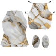 thumbnail image 2 of SCRAWLGOD Marble Print Gaming Chair Cover Stretch Breathable Furniture Protector Washable Stain Resistant Office Chair Slipcover with Armrest Covers, 2 of 9