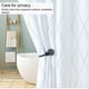 thumbnail image 4 of Moyic Cortina de ducha extra gruesa impermeable y a prueba de moho para baño higiénico artesanía exquisita textura fina no pasante Juegos de accesorios de baño YL007-7, 180 cm * 200 cm 180 cm * 200 cm, 4 of 6