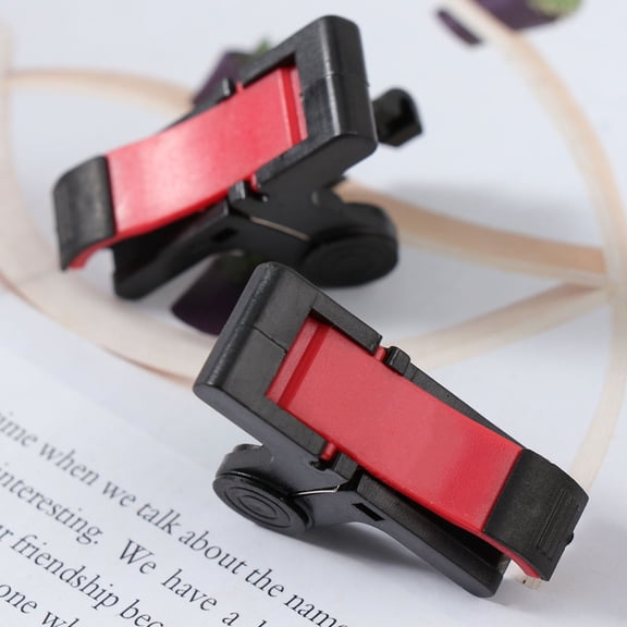 NICEXMAS Phone Game Controller Chicken-Eating Artifact Red with Adjustable Clip and Quick Buttons
