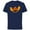 Navy, variant on Disney Stitch Jack-O’-Lantern Halloween - Short Sleeve Cotton T-Shirt for Adults - Customized-White