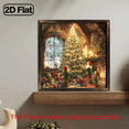 thumbnail image 2 of 2D Flat, 1pc Rustic Christmas Tree Room Wooden Sign - Vintage Home Decor with Festive Santa Scene, 88 Inch, Ideal for Holiday Gifts, Tabletop Wall Art, Holiday Wall Art Vintage Christmas Decor Woo, 2 of 9