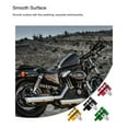 thumbnail image 4 of Riwesomey Cilindro de aceite de motocicleta CNC Universal, depósito de líquido de frenos delanteros, olla de superficie lisa a prueba de fugas, Accesorios para motos Rojo, 4 of 6