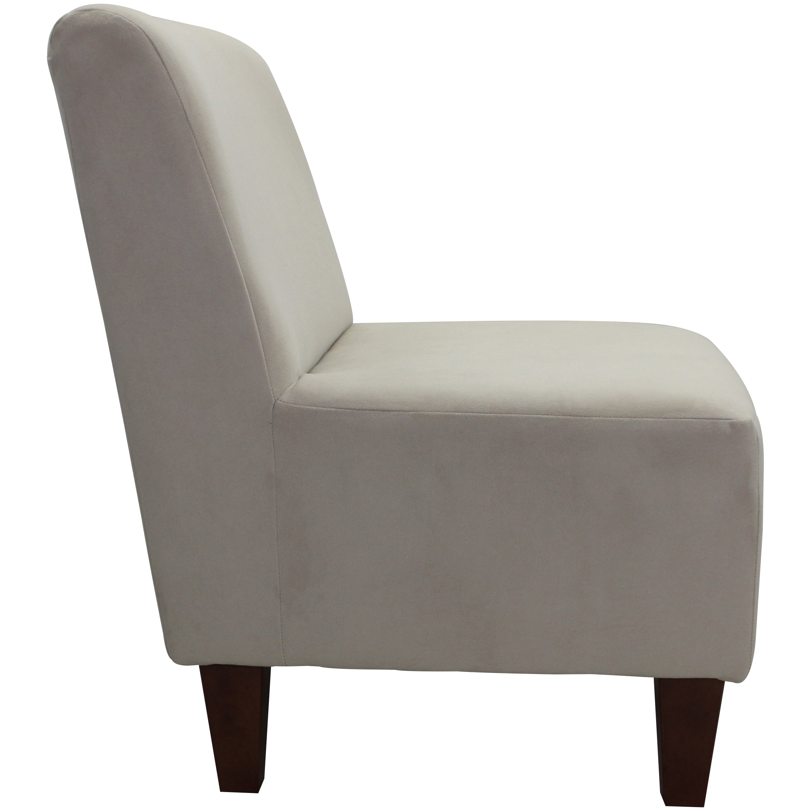 Mainstays Amanda Armless Accent Chair, Multiple Colors