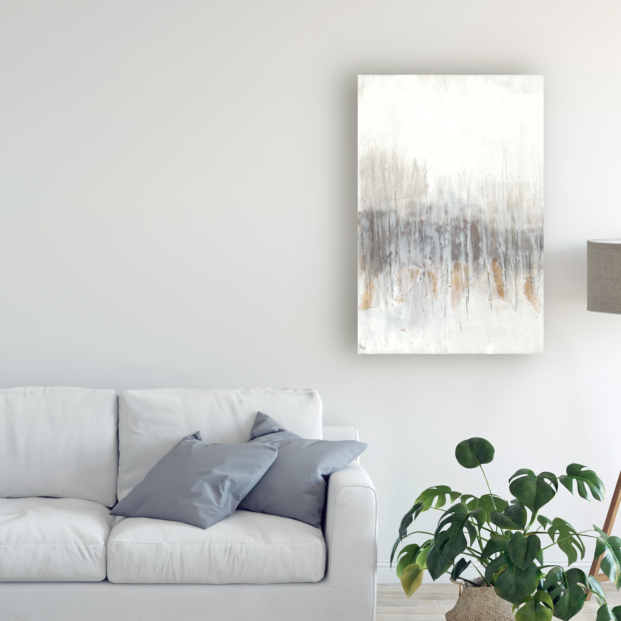 Trademark Fine Art 'Neutral Wave I' Canvas Art by Jennifer Goldberger