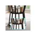 thumbnail image 4 of Ourlova 42inch Round Farmhouse Dining Table For 4 to 6 People Rustic Wood Kitchen Table With Storage Shelf Space Saving Circle Dinner Table For Small Spaces Apartments Dining Room and Living Room, 4 of 7