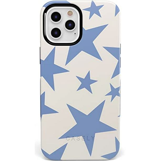 Casely iPhone 12 Pro Max Phone Case Stars Align Blue & White Stars