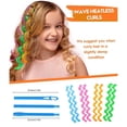 thumbnail image 4 of 40 Pieces Heatless Waves Hair Curler, No Heat Damage Wavy Hair Curlers with 2 Sets of Styling Hooks, Heatless Curls, 4 of 6