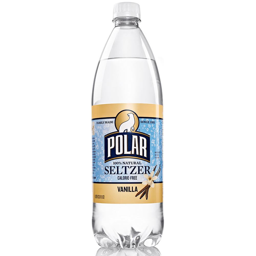 Polar Seltzer Water, Vanilla, 33.8 Fl Oz, 12 Count - Walmart.com