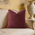 thumbnail image 5 of Teddy Fleece Throw Pillow Cover 18x18 Faux Lamb Sherpa Cushion Cover Soft Curly Plush Decorative Pillowcase For Couch Sofa Bed Living Room Decor, 5 of 7