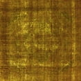 thumbnail image 1 of Ahgly Company Indoor Square Persian Yellow Bohemian Area Rugs, 5' Square, 1 of 4