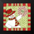 thumbnail image 2 of Reed, Tara 20x20 Black Modern Framed Museum Art Print Titled - Sentimental Snowmen I, 2 of 5