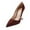 Dark Red, variant on Women Classic Rhinestone Studded Stiletto High Heel Pumps Slip On Pointed Closed Toe Satin Elegant Parties Shoes Size 7 Navy