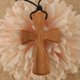thumbnail image 2 of Collar con colgante de cruz de madera, collar con cruz decorativa, adorno con dije cruzado, 2 of 6