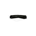 thumbnail image 3 of Meridian Furniture Cozy Black Velvet Modular Sectional, 3 of 7