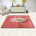 thumbnail image 2 of Flower Hello Daisy Rugs Washable Cover Floor Rug Carpets Bathroom Decorations For Kitchen Bedroom Indoor 36"X24", 2 of 4