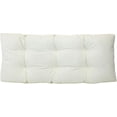 thumbnail image 3 of The Gripper Non-Slip Tufted Bench Cushion for Indoor Furniture, Entryway Storage, Bay Window, Corner Nook or Piano Seat, 33 Inches, Cream, 3 of 5
