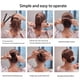 thumbnail image 4 of Horquilla con forma de cabeza de brote, bola de pelo trenzado, artefacto para hacer moños, muy recomendable, 4 of 7