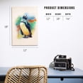 thumbnail image 5 of Penguin, Watercolor Birch Wood Wall Sign (12x18 Rustic Home Decor, Ready to Hang Art), 5 of 5