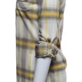 thumbnail image 4 of FashionOutfit Women's Lightweight Collar Plaid Button Down Shirt, 4 of 4