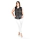 thumbnail image 4 of Blusa sin manga con encaje Roman Fashion /Tallas Extras, 201 (Negro) negro 40, 4 of 5
