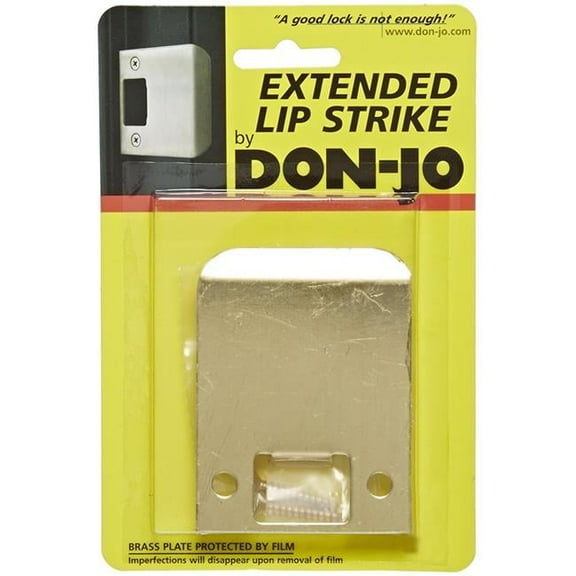 Don-Jo Manufacturing EL 115-619 2.25 x 1.5 in. Satin Nickel Extended Lip Door Strikes