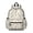 Unicorn and Crown Beige Pattern, variant on Unicorn and Donut Pink Pattern Cute School Backpack with Padded Back and Adjustable Shoulder Straps 13.4"x11"x4.7"