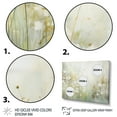 thumbnail image 3 of Designart "Green Beige peaceful Meadows II" Abstract Botanicals Floater Framed Wall Decor, 3 of 7