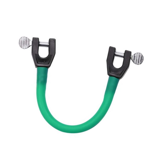 Yuarrent Conector de punta de esquí, molde de plástico resistente al desgaste, ayuda para entrenamiento de esquí, cuerda elástica para Deportes de nieve Verde negruzco