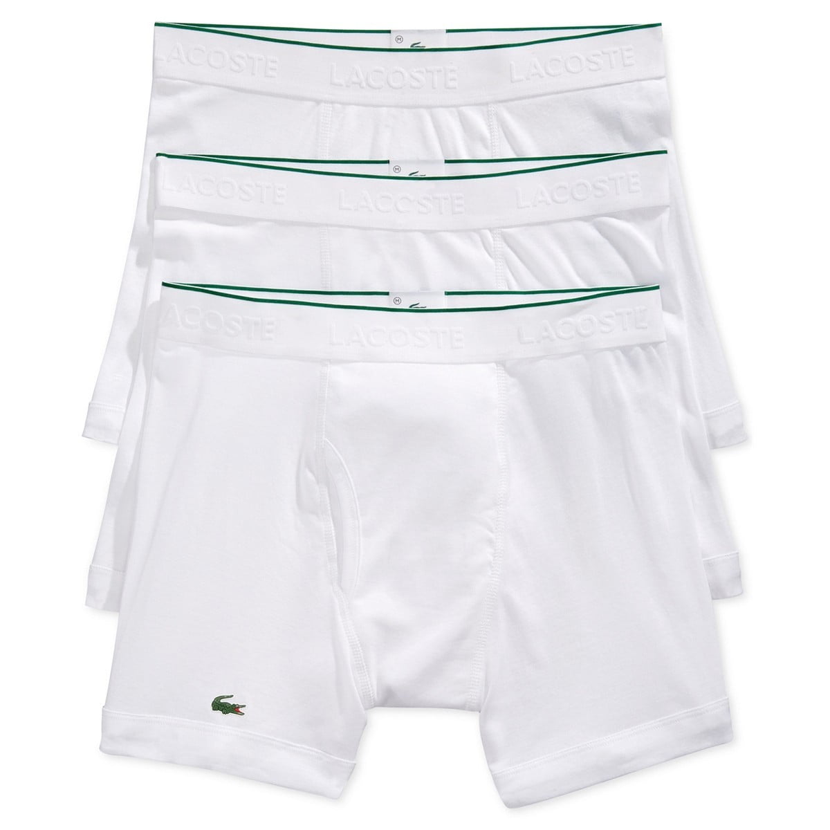 Lacoste Men's 3Pack Essentials Cotton Boxer Brief