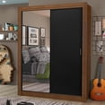 thumbnail image 2 of Ropero Closet Madesa Dallas Plus 2 Puertas Corredizas con Espejo 4 Cajones MN, 2 of 5