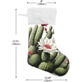 thumbnail image 2 of Coolnut Cactus Flower Christmas Stockings 1PCS,Big Xmas Stockings Gift Decorations and Party Supplies,Used for Fireplace Decoration Socks Christmas Tree Decoration704 Decor Gifts, 2 of 7
