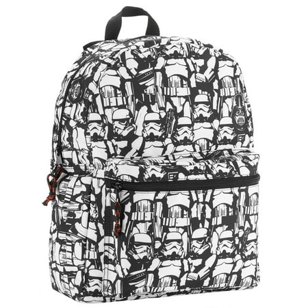 Star Wars Stormtrooper Darth Vader Allover Print 16" Backpack