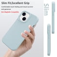 thumbnail image 3 of Funda para iPhone 13/14 EUMADOVE, silicona azul, resistente a golpes, 3 of 9