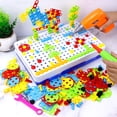 thumbnail image 3 of Electric Drill Toy with Drill & Screw Driver Tool Set, STEM Learning Toy (237 Drill Puzzles), 3 of 3