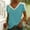 Light Blue Shirts for women, variant on Women's Loose Raglan Lace Pullover Short Sleeve Tops Summer V Neck Blouse Casual Relaxed Workout Girls Solid Color Crochet Eyelet Tees Trendy Army Green XXXL