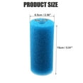 thumbnail image 4 of 3 Pcs Aquarium Pre Filter Foam Roll Foam Sponge Roll Intake Filter for Fish Tank Blue 15x6.5x2cm, 4 of 7