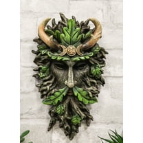 Antler King Crown Celtic Greenman Wicca Triple Moon Tree Ent Wall Decor Plaque