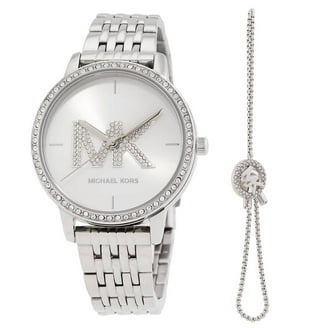 Michael Kors Women's Quartz Chronograph Crystal White Ceramic